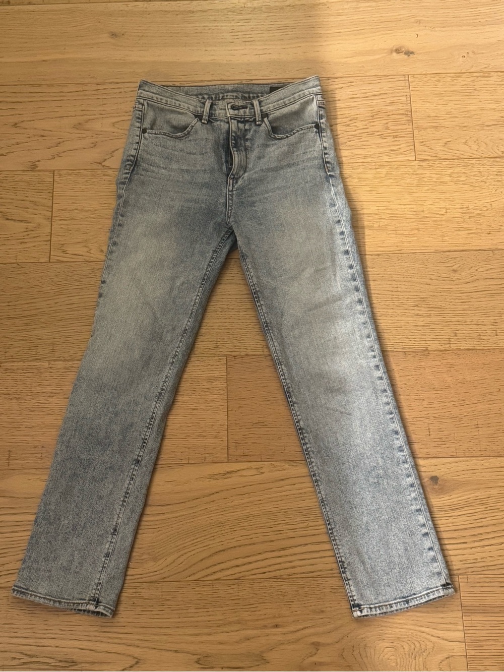 Women’s Rag & Bone Cigarette Jeans Double Down Light Wash Size 25 Made in USA